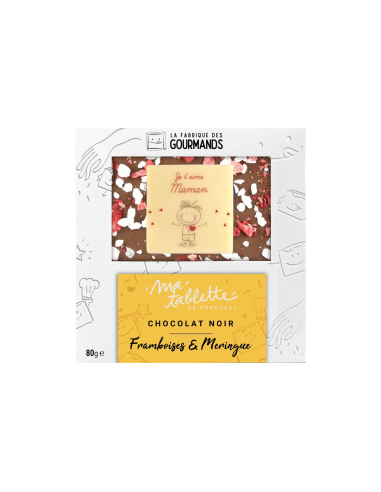 Tablette chocolat au lait 80g. - Fête des Mères 