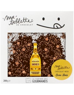 Tablette chocolat noir 200g. - Bonne Année