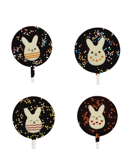 Sucette chocolat noir 23g. - Pâques Sucette chocolat noir 23g. - Pâques