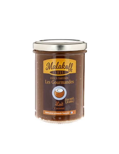 Pâte à tartiner Chocolat Noix de coco 240g. Pâte à tartiner Chocolat Noix de coco 240g.