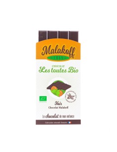 Tablette Chocolat Noir Noisettes BIO 85g.