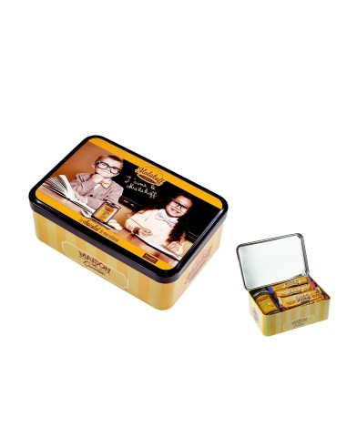 Coffret Boite métal 20 barres + pot...