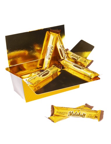 20 Chocolats Lait Noisettes emballées en ballotin 370g.