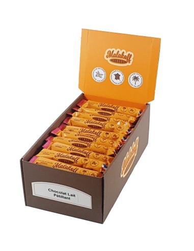 60 Chocolats Lait Pétillant Boutique 1,100kg.