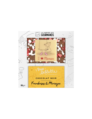 Tablette chocolat au lait 80g. - Fête des Mères 