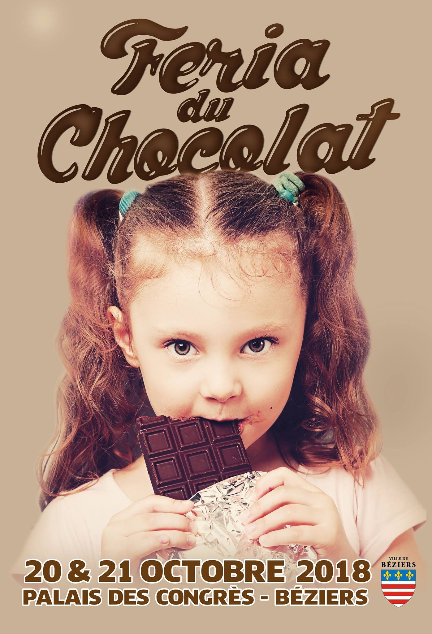 Féria du chocolat le 21 octobre 2018 à Béziers